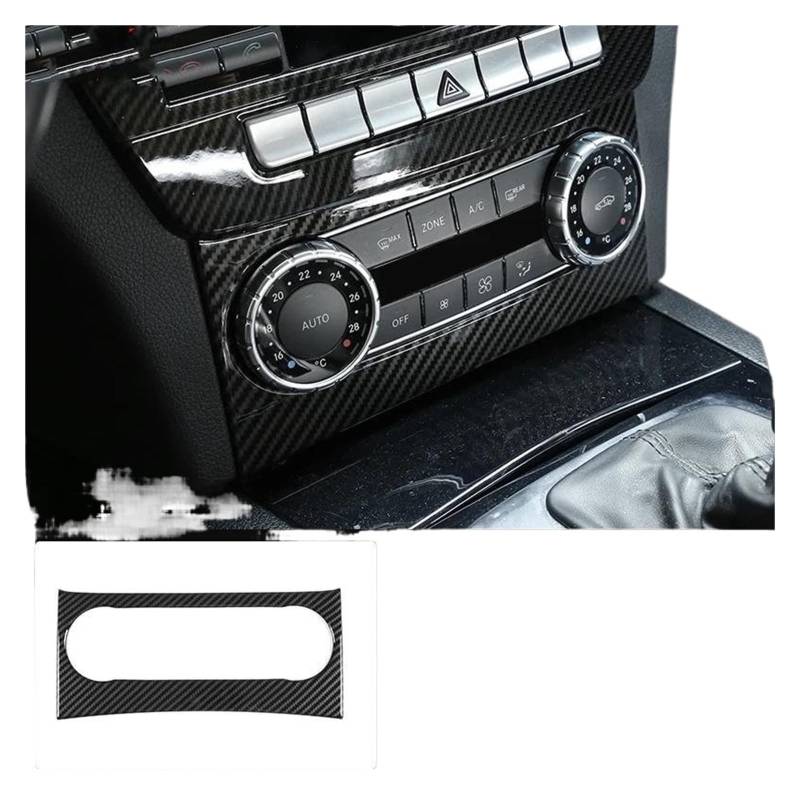 Auto Innenraum Für Benz C Klasse W204 C180 C200 2007-2013 Zubehör Carbon Faser Auto Innen Dekoration Trim Aufkleber Car Interieur(Style 12) von KIFWGIH