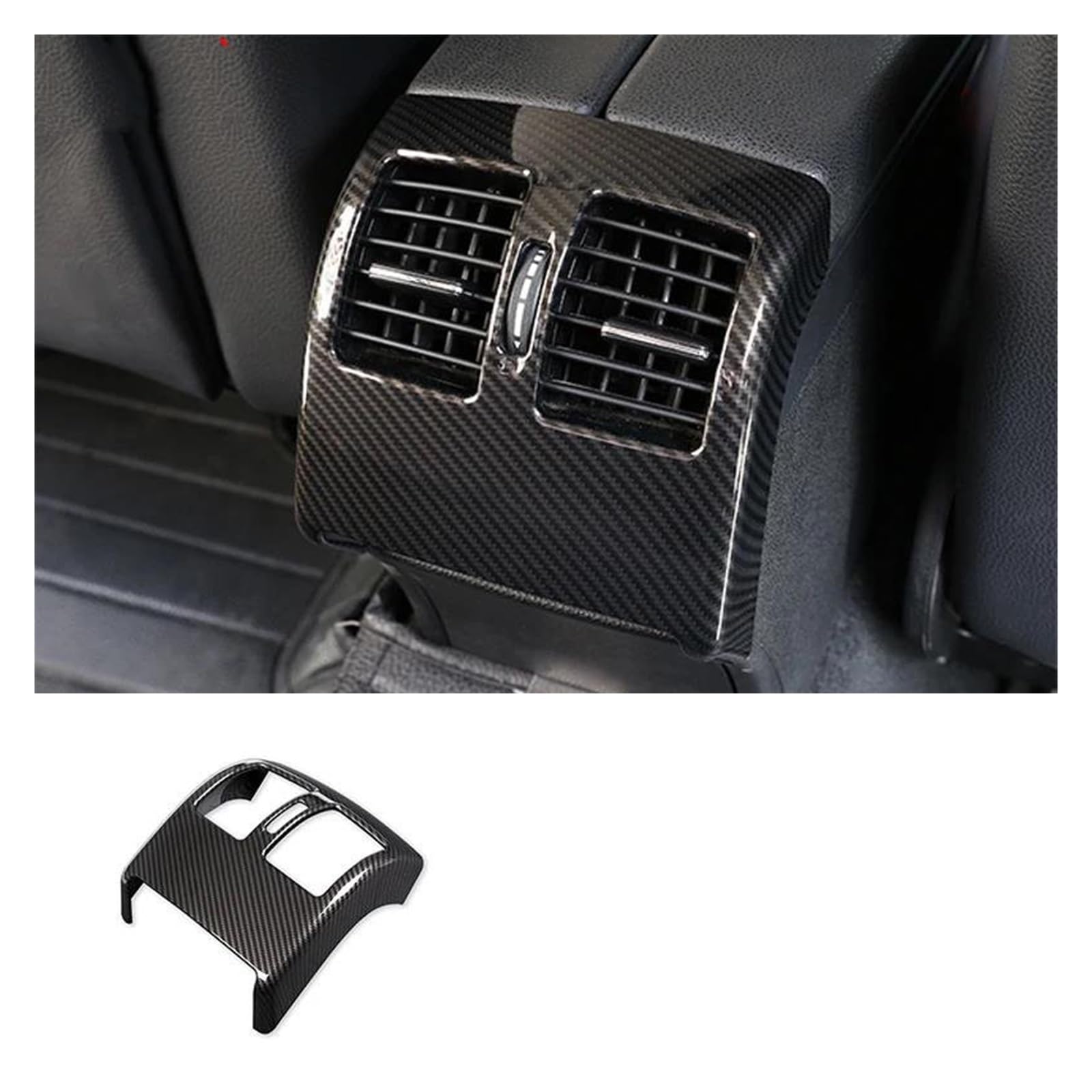 Auto Innenraum Für Benz C Klasse W204 C180 C200 2007-2013 Zubehör Carbon Faser Auto Innen Dekoration Trim Aufkleber Car Interieur(Style 3) von KIFWGIH