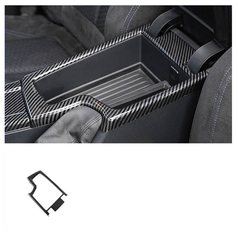 Auto Innenraum Für F30 F31 F32 F33 F36 3 4 Serie Für 3GT 2013-2019 Auto Konsole Armlehne Lagerung Box Rahmen Trim Carbon Faser Muster Car Interieur von KIFWGIH