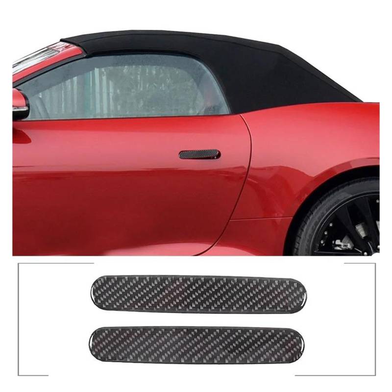 Auto Innenraum Für Jaguar Für F-Type 2013-2022 Weiche Carbon Faser Innen Modifikation Center Control Trim Streifen Tür Trim Aufkleber Auto Zubehör Car Interieur(1) von KIFWGIH