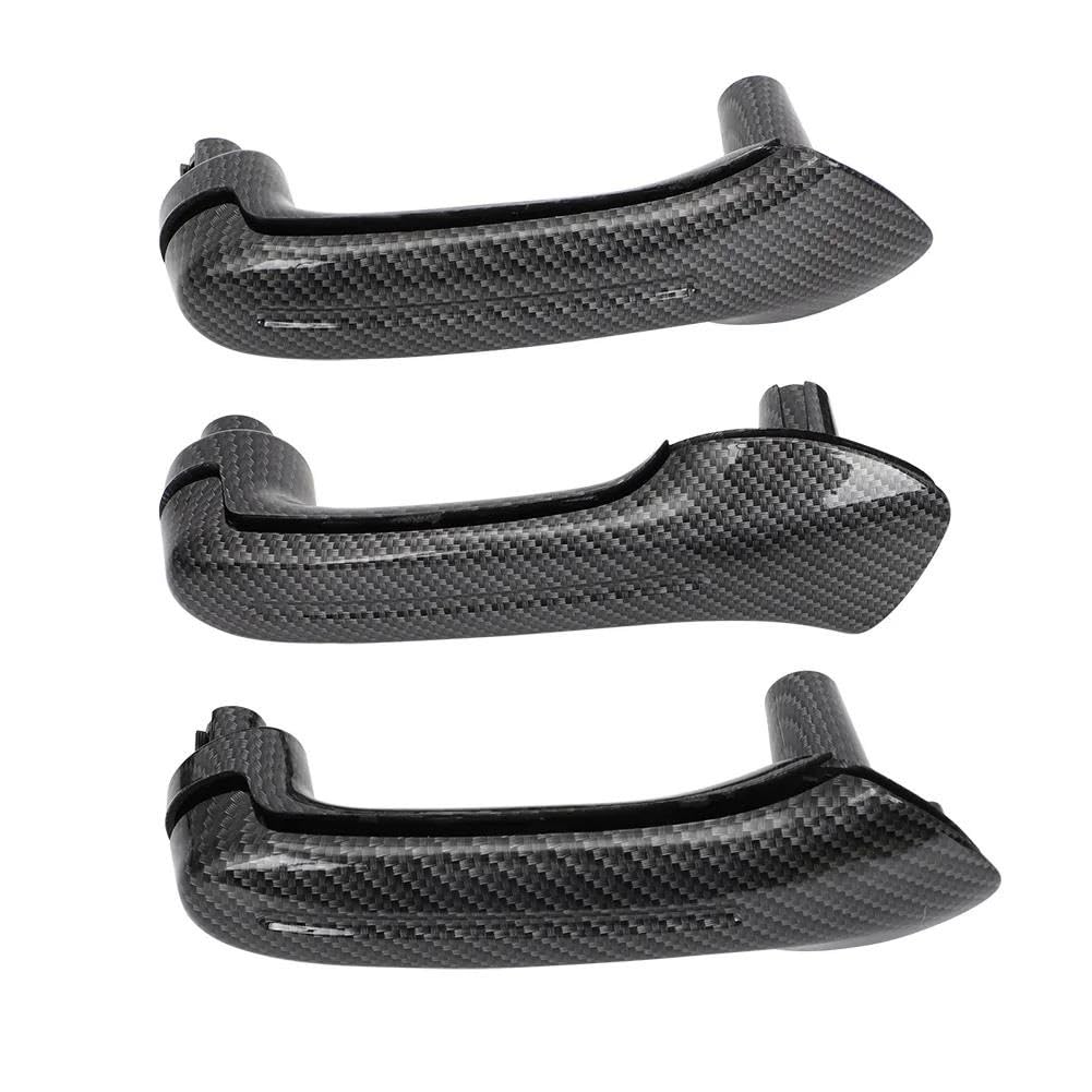 Auto Innenraum Für VW Für Bora Für Golf 4 Für MK4 Für Jetta 1999-2004 1J 0 867 171A Carbon Faser Innen Haltegriff Innen Türgriff Tür Armlehne Car Interieur(3) von KIFWGIH