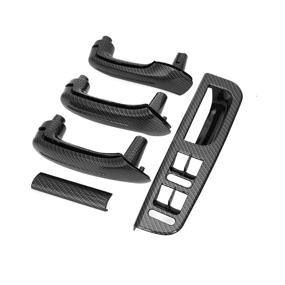 Auto Innenraum Für VW Für Bora Für Golf 4 Für MK4 Für Jetta 1999-2004 1J 0 867 171A Carbon Faser Innen Haltegriff Innen Türgriff Tür Armlehne Car Interieur(4) von KIFWGIH