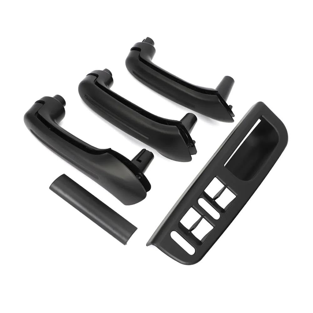 Auto Innenraum Für VW Für Bora Für Golf Für Jetta 1999-2007 3BO 857 175 6X Vorne Hinten Links Rechts Tür Schwarz Innen Türgriff Tür Armlehne Car Interieur(4door 5pcs) von KIFWGIH