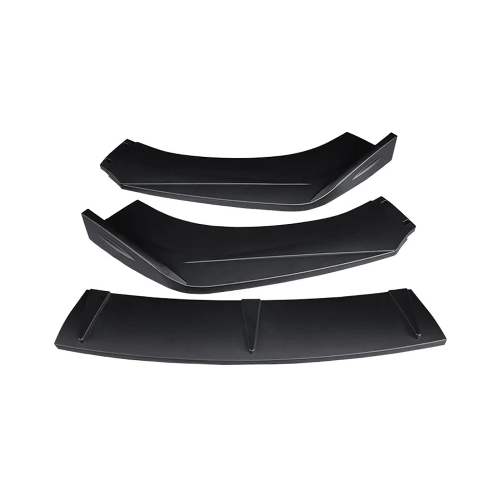 Für A1 2011 12 13 14 15 16 17 18 2019 Neue Helle Schwarz Carbon Faser Muster Front Stoßstange Splitter Lip Diffusor Spoiler Body Kit Schutz Auto-Frontspoiler Front Spoiler Lippe(Matt-schwarz) von KIFWGIH