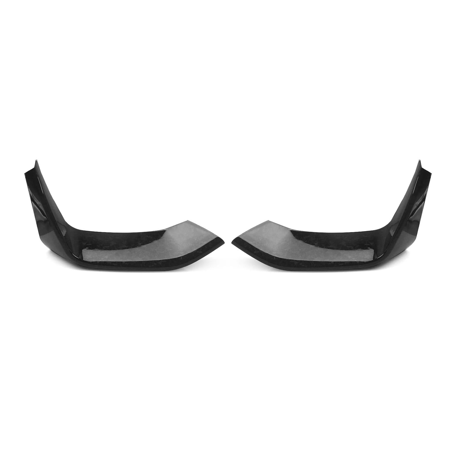 Für F80 Für M3 F82 F83 Für M4 2015-2020 Frontschürze Seite Spoiler Abdeckung Lippe ABS Carbon Look Auto Air Intake Vent Splitter Trim Auto-Frontspoiler Front Spoiler Lippe(Forged Look) von KIFWGIH