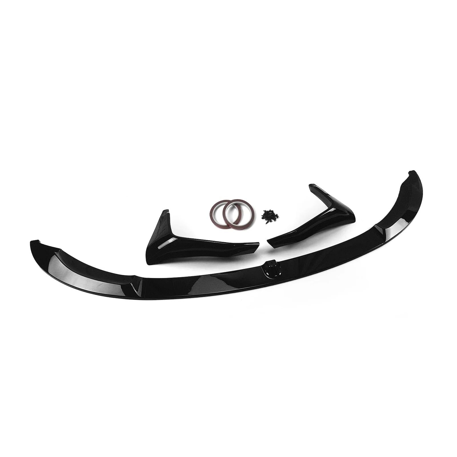 Für F80 Für M3 F83 F82 Für M4 2015-2020 Untere Seite Air Vent Haube Abdeckung Splitter Kit Schürze Surround Front Bumper Spoiler Lip Klinge Auto-Frontspoiler Front Spoiler Lippe(Glossy Black) von KIFWGIH