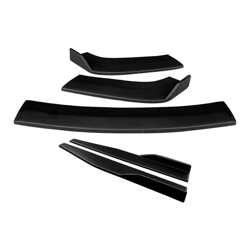 Für Für X1 F48 2016 2017 2018 2019 Auto Front Stoßstange Splitter Lip Spoiler Seite Rock Rocker Splitter Winglet Flügel Diffusor Zubehör Auto-Frontspoiler Front Spoiler Lippe(Matte Black B) von KIFWGIH