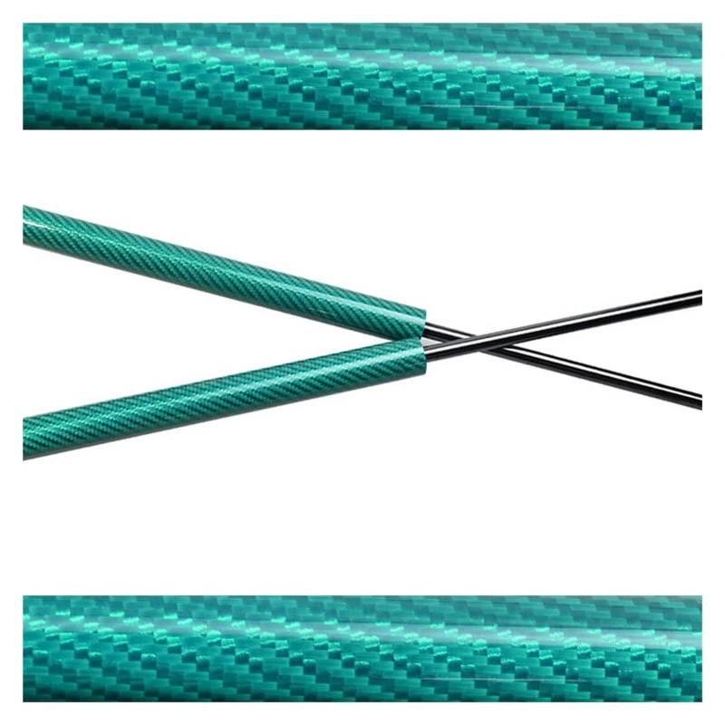 Gasfeder Heckklappe Gasdruckfedern Heckklappe Kofferraum Lift Unterstützt Dämpfer Carbon Fiber Shock Federstangen Für Jade FR4 FR5 2013-2020 Wagon Gasdruckfedern Gasdruckdämpfer(Green Carbon Fiber) von KIFWGIH