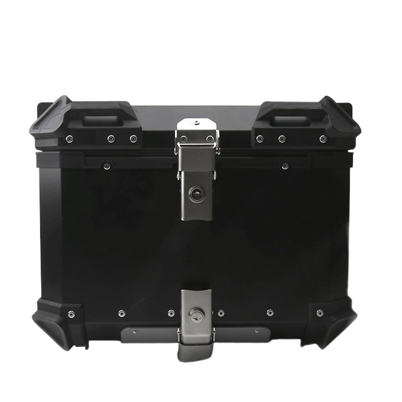 Gepäckträger Hinten Für 800MT Für CF 800 MT Motorrad Stamm Top Box Seite Gepäck Fall Pannier Rack Rahmen Hinten Helm Topcase Unterstützung Zubehör Gepäckträger(55L Topcase Black) von KIFWGIH