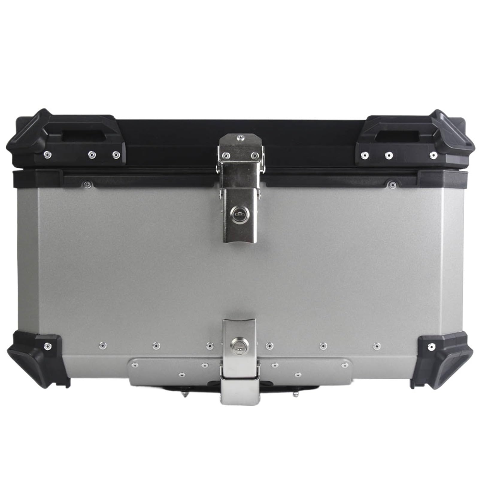 Gepäckträger Hinten Für 800MT Für CF 800 MT Motorrad Stamm Top Box Seite Gepäck Fall Pannier Rack Rahmen Hinten Helm Topcase Unterstützung Zubehör Gepäckträger(65L Topcase Silver) von KIFWGIH