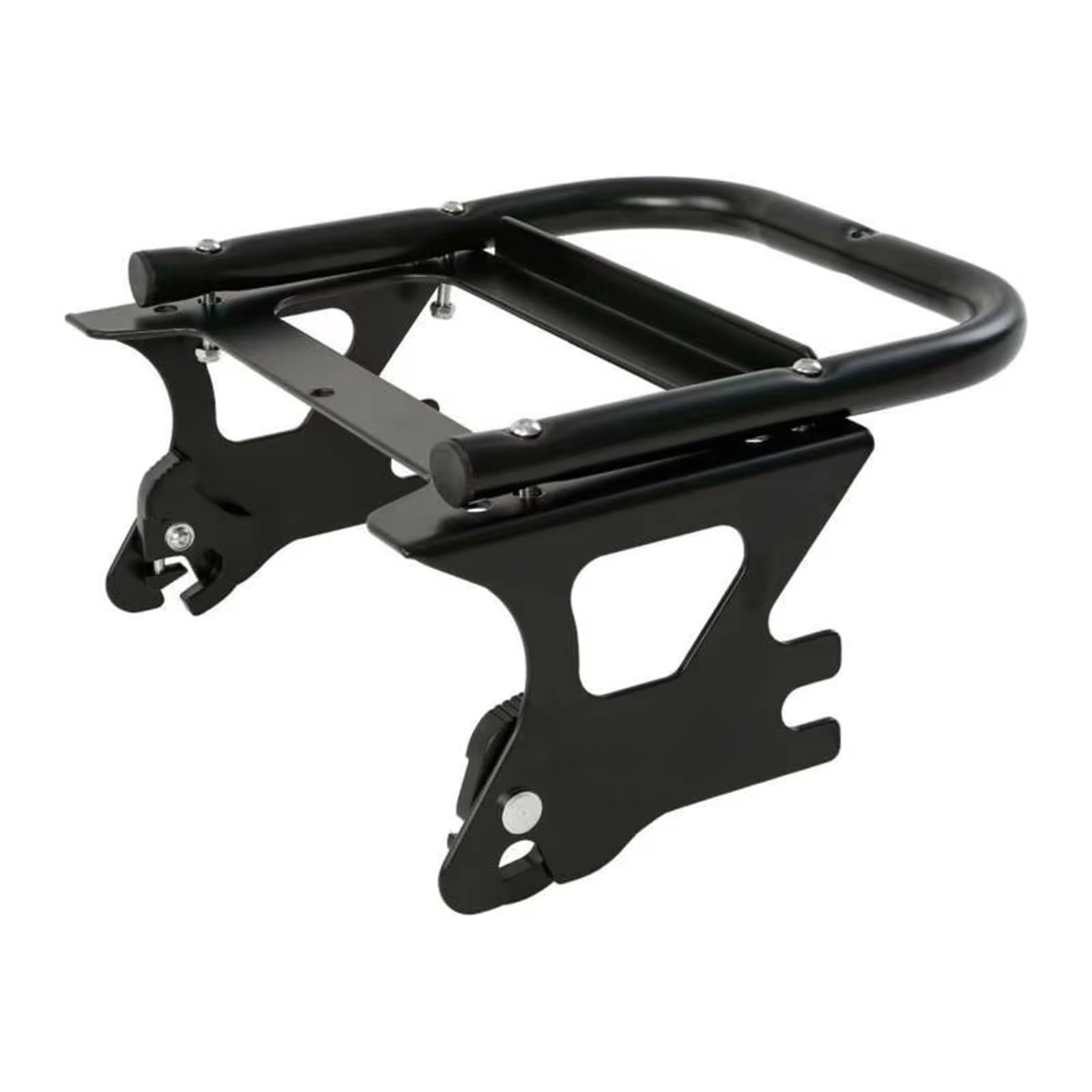 Gepäckträger Hinten Motorrad-Zwei-Up-Montage-Gepäckträger-Docking-Kits Für Tour Für Pak Für Touring 97–22 Für Straße Für Electra Für Straße Für Glide FLHR FLHX FLTRX Gepäckträger(1997-2008 Black) von KIFWGIH