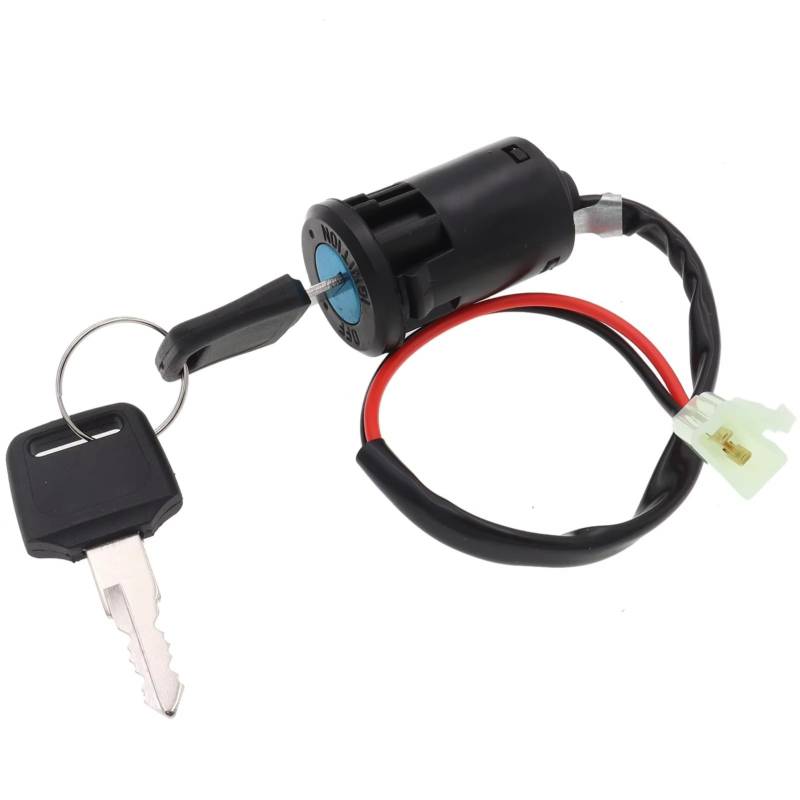 Motor Zündspule 1 Stück 2/4 Drähte Pins Zündung Startschalter Sperrschlüssel Für ATV Go Kart Roller Motorrad ETC Motorrad Zündspule(2 Wires Male Plug A) von KIFWGIH