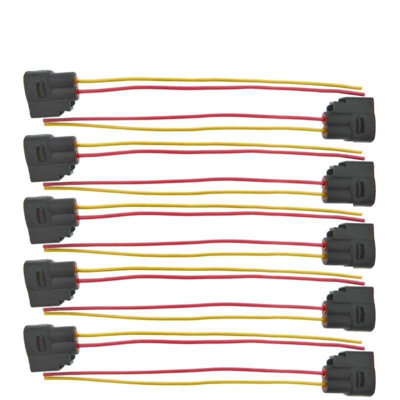 Motor Zündspule 2 Pin Für Zündspule Stecker Stecker Kabel Kabelbaum 8200765882 7700875000 8200380267 7700107177 Für Clio II Für Kangoo Für Laguna 1997-2015 Motorrad Zündspule(10Piece) von KIFWGIH