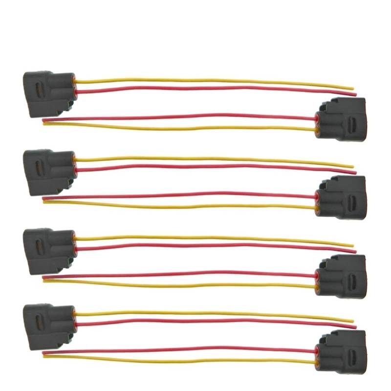 Motor Zündspule 2 Pin Für Zündspule Stecker Stecker Kabel Kabelbaum 8200765882 7700875000 Für Megane I II Für Scenic 1999-2015 8200380267 7700107177 Motorrad Zündspule(8Piece) von KIFWGIH