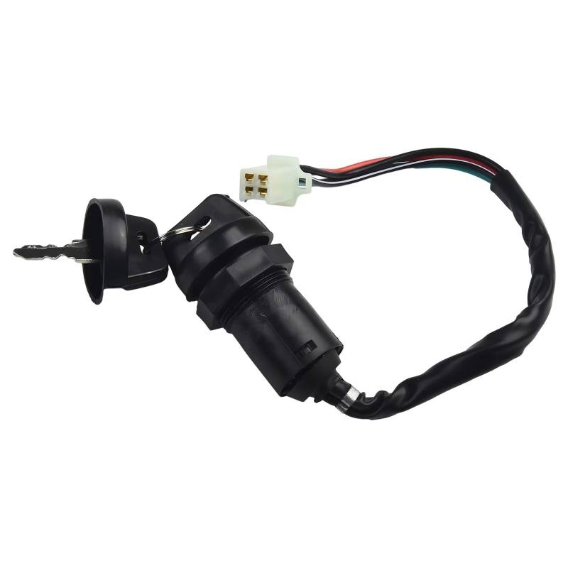 Motor Zündspule Universal 4Pin ATV Zündschlüssel 2 Drähte Zündschlüssel Startschalter Sperrschlüssel Für 50/70/90/110/125/250cc ATV Dirt Bike Motorrad Zündspule von KIFWGIH