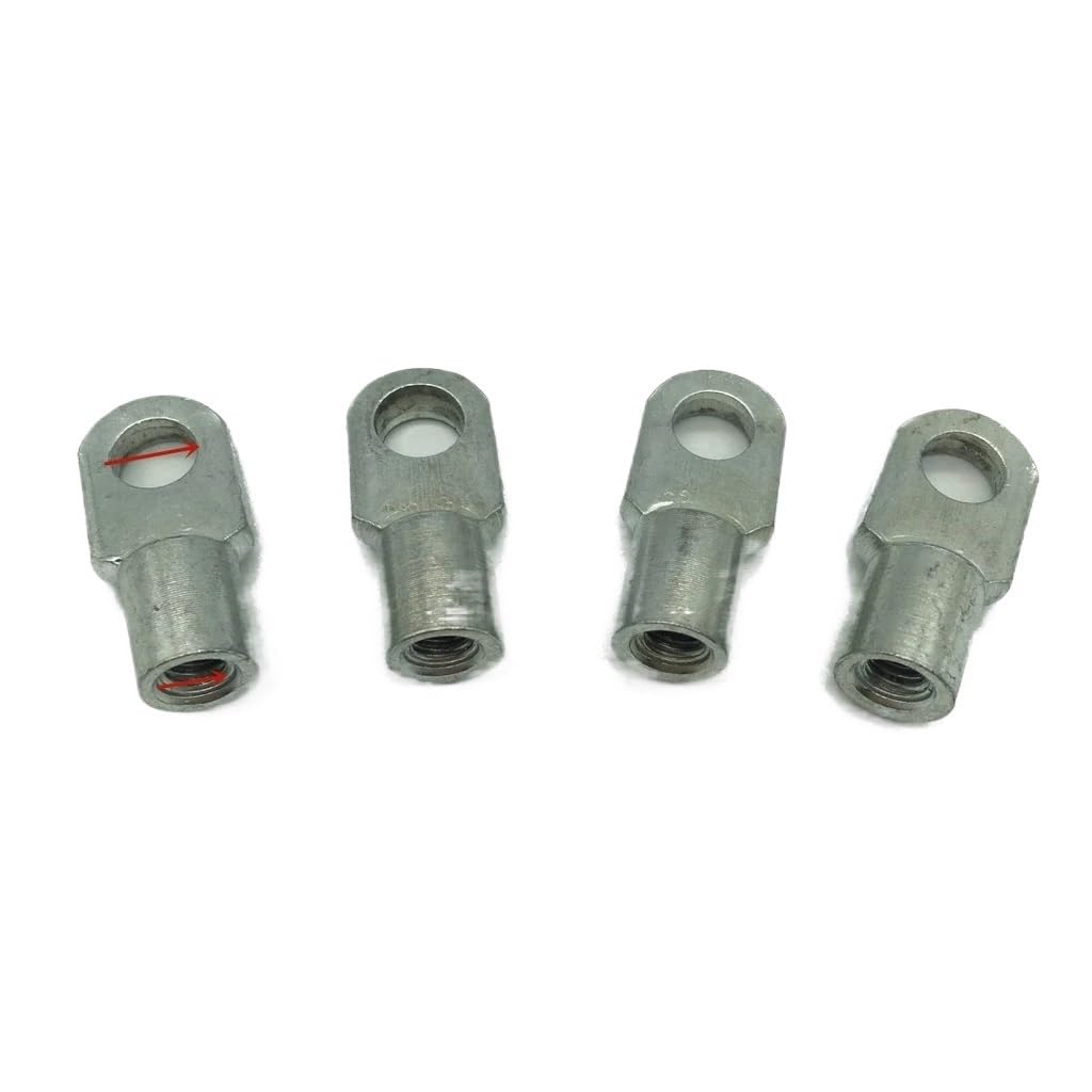 Motorhaubendämpfer 4 Stücke M8/M6 10mm Universal Hinten Boot Front Motorhaube Gas Strut End Fitting Stecker Kugelbolzen Joint Ventil Frühling Schraube Vorne Haubenstreben(4pcs-Inner 8mm) von KIFWGIH