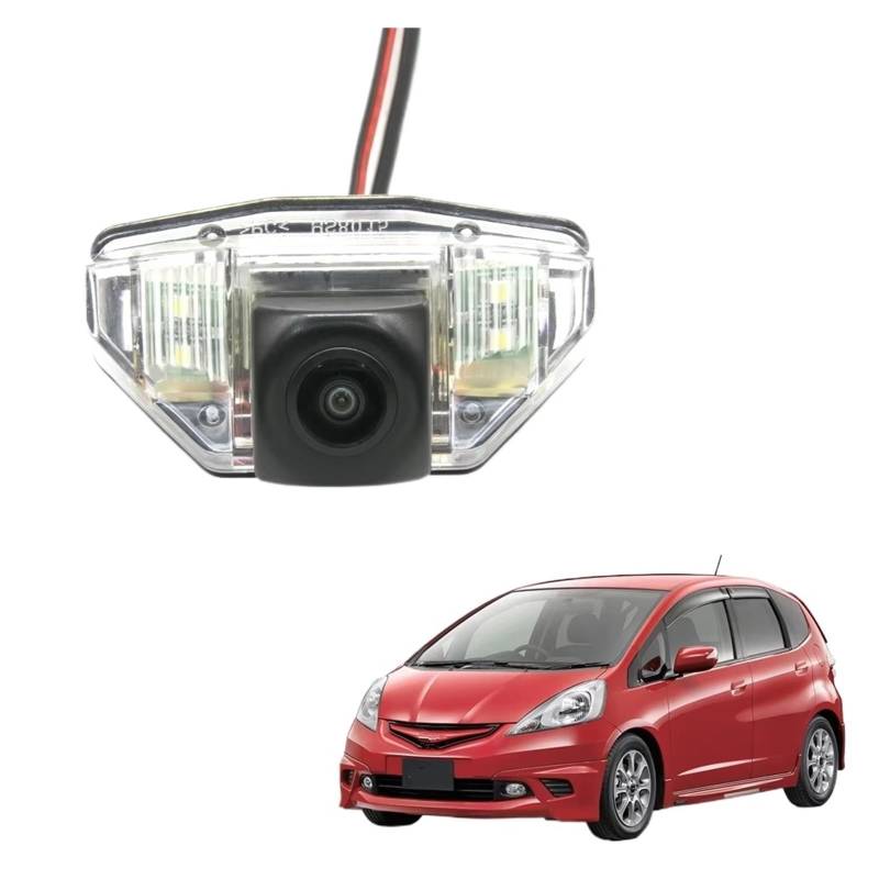 Nachtsicht Rückfahrkamera Auto Parkplatz Zubehör HD 1280 * 720 Fisheye Rückansicht Kamera Für Fit MK2 2008 2009 2010 2011 2012 2013 2014 Rückfahrkamera Kabellos(Camera with Filter) von KIFWGIH