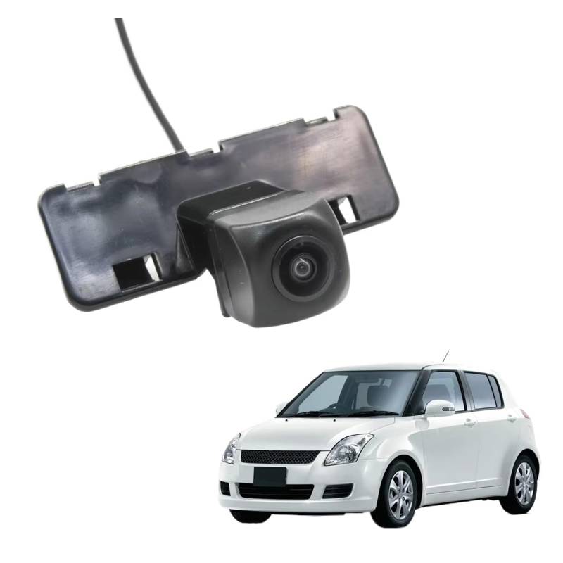 Nachtsicht Rückfahrkamera Auto Parkplatz Zubehör HD 1280 * 720 Fisheye Rückansicht Kamera Für Suzuki Für Swift 2004 2005 2006 2007 2008 2009 2010 Rückfahrkamera Kabellos(Camera with Filter) von KIFWGIH