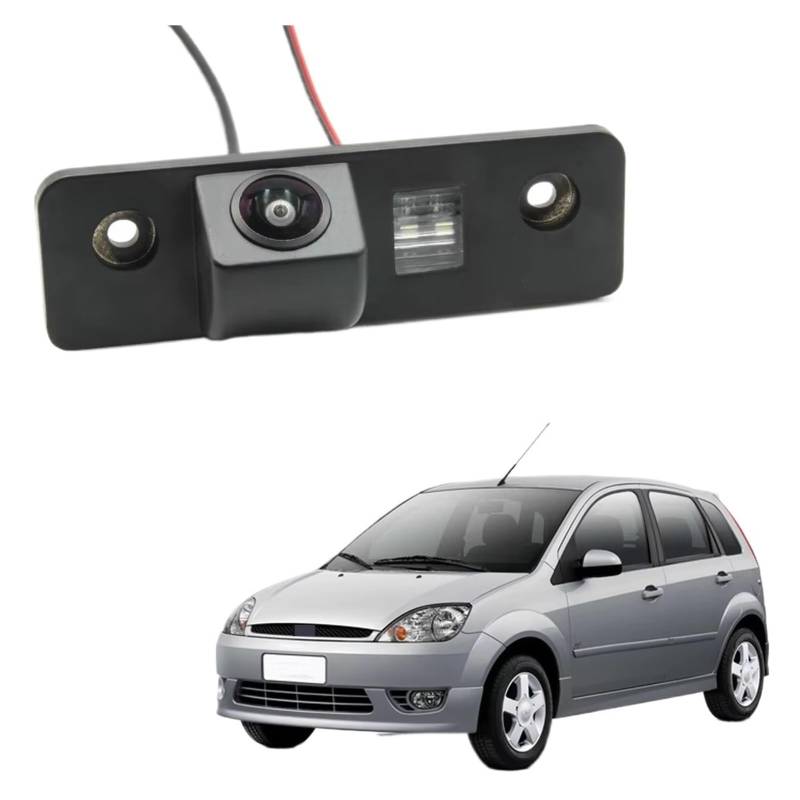 Nachtsicht Rückfahrkamera Auto Reverse Parkplatz Monitor CCD HD AHD Fisheye Rückansicht Kamera Für Ford Für Fiesta MK5 Fließheck 2002 2003 2004 2005 2006 2007 2008 Rückfahrkamera Kabellos(D170 AHD 720 von KIFWGIH