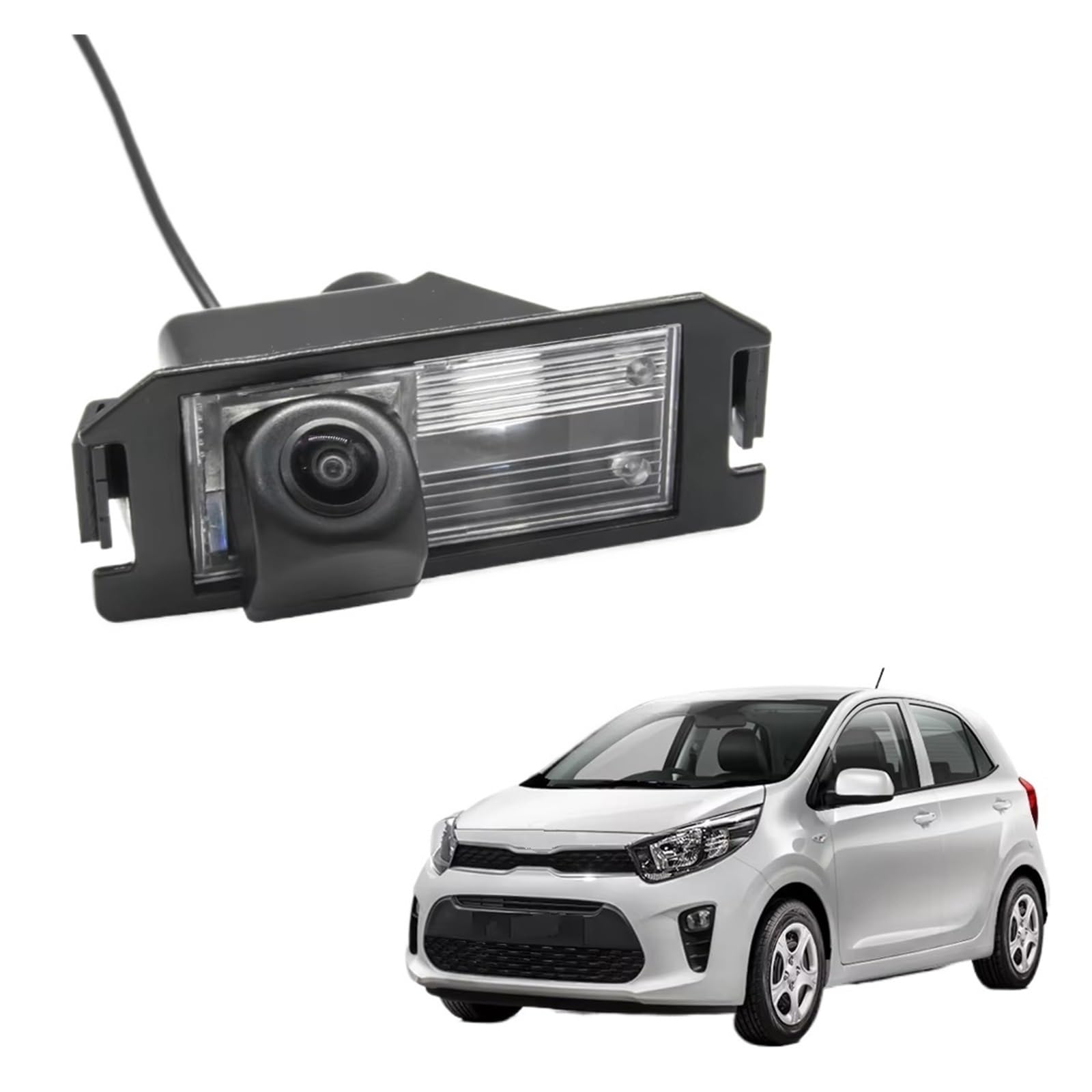 Nachtsicht Rückfahrkamera Auto Rückansicht Kamera HD 1280 * 720 Fisheye Für Kia Für Picanto Für Morgen TA JA 2011 2012 2013 2014 2015 2016 2017 2018 2019 Rückfahrkamera Kabellos(Camera N 5 Foldable) von KIFWGIH