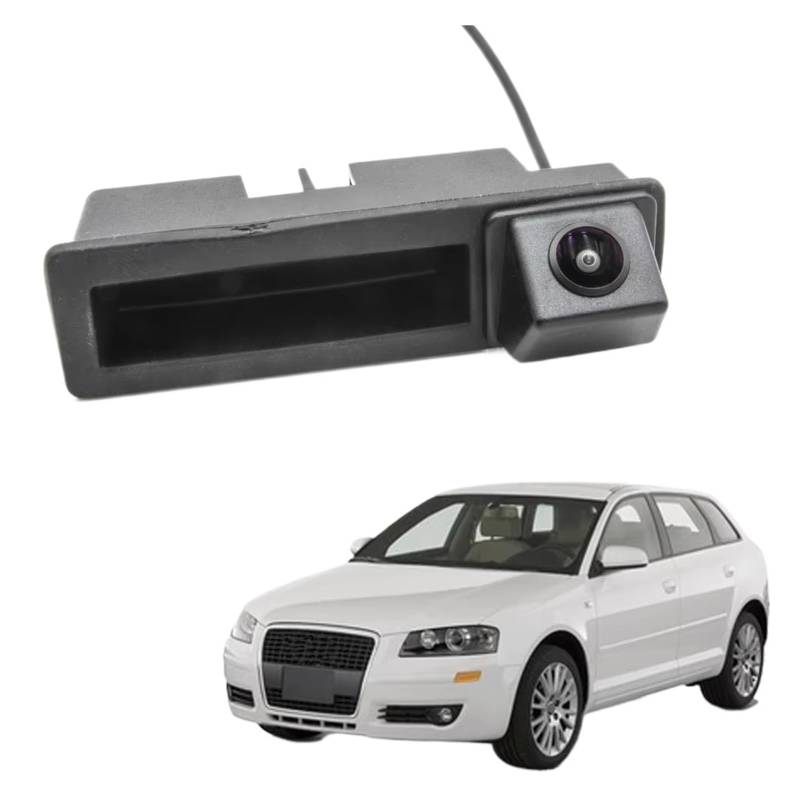 Nachtsicht Rückfahrkamera Auto Stamm Griff Reverse Parkplatz Monitor Nachtsicht CCD HD AHD Fisheye Rückansicht Kamera Für A3/S3/RS3 (8P) 2003~2012 Rückfahrkamera Kabellos(A120 CVBS 680x480) von KIFWGIH