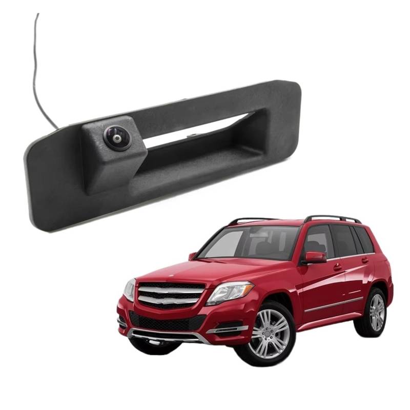 Nachtsicht Rückfahrkamera CCD HD AHD Fisheye Rückansicht Kamera Für Benz Für GLK-Klasse X204 2013 2014 2015 Auto Stamm Griff Rückwärts Parkplatz Monitor Rückfahrkamera Kabellos(C135 AHD 720P) von KIFWGIH