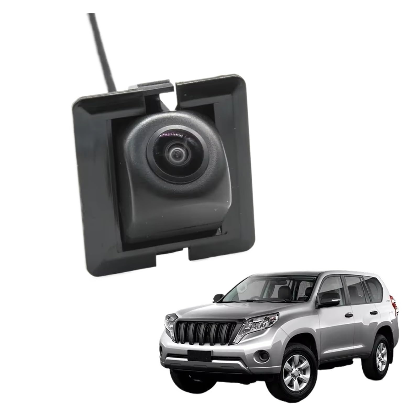 Nachtsicht Rückfahrkamera HD 1280*720 Fisheye Auto Rückansicht Kamera Für Toyota Für Land Für Cruiser Für Prado (150) 2009 2010 2011 2012 2013 2014 2015 2016 Rückfahrkamera Kabellos(Camera with Filter von KIFWGIH