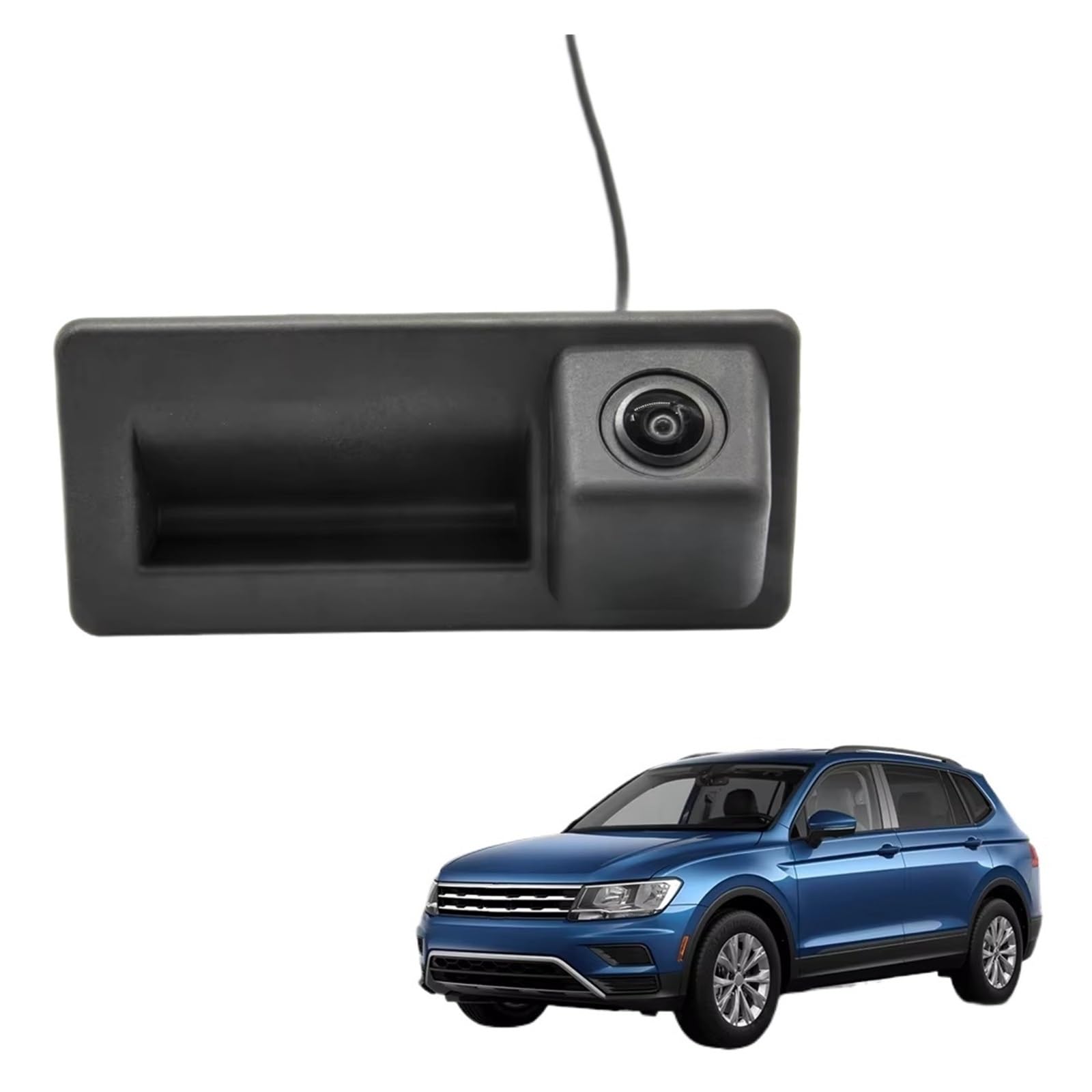 Nachtsicht Rückfahrkamera HD 720P Rückansicht Stamm Griff Kamera Auto Parkplatz Zubehör Für VW Für Tiguan Für TIGUAN L MK2 2016 2017 2018 2019 Rückfahrkamera Kabellos von KIFWGIH