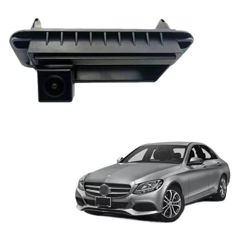 Nachtsicht Rückfahrkamera HD CCD wasserdichte Stamm Griff Rückansicht Kamera Back Up Reverse Kamera Für Benz C Klasse W204 C200 C180 C63 Rückfahrkamera Kabellos von KIFWGIH