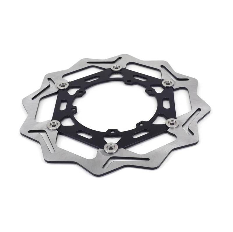 Scheibenbremse 270 MM Für CR125R CR250R CR500R CRF230 Für ENDURO CRF250X CRF250R CRF450R CRF450X Vorne Schwimmende Bremsscheibe Rotor Motorrad Bremsscheiben(Schwarz) von KIFWGIH