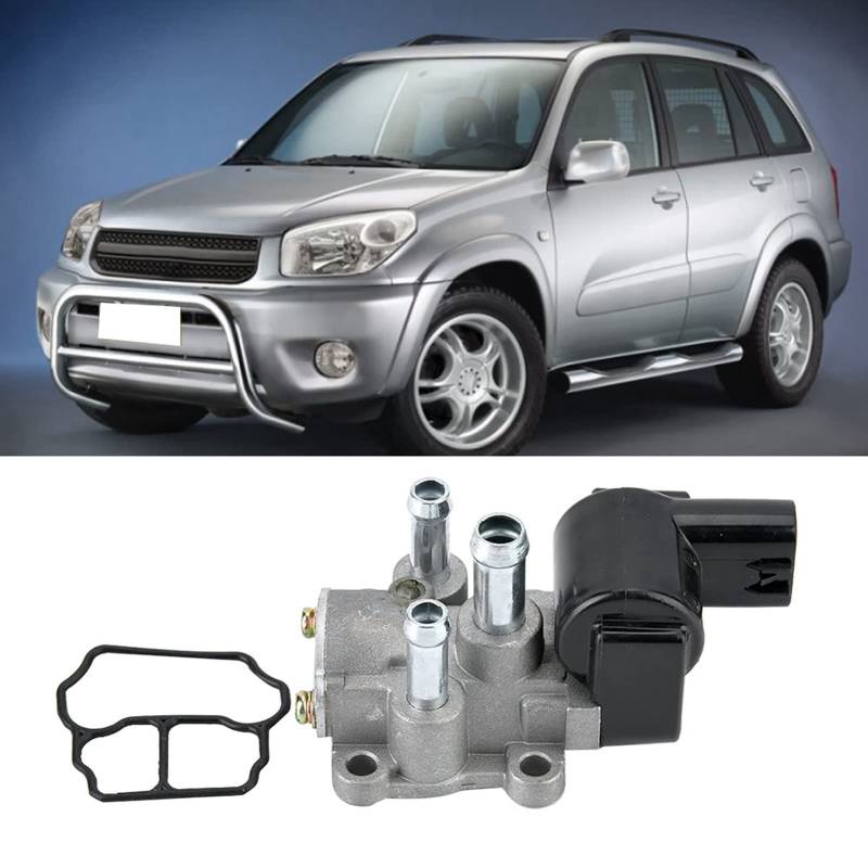 04 Rav4 Leerlaufregelventil Leerlaufregelventil für Rav4 Aluminium ABS 22270-74270 Leerlaufregelventil Passend für Rav4 Sxa1 04 1994-07 2000 von KIMISS