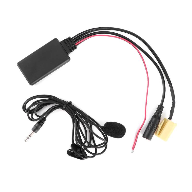 AUX-zu-Bluetooth Bluetooth-Empfänger 59,1 Zoll Bluetooth Radio Audio Kabel Freisprecheinrichtung Auto AUX Adapter Mit Mikrofon Passend für 159 von KIMISS