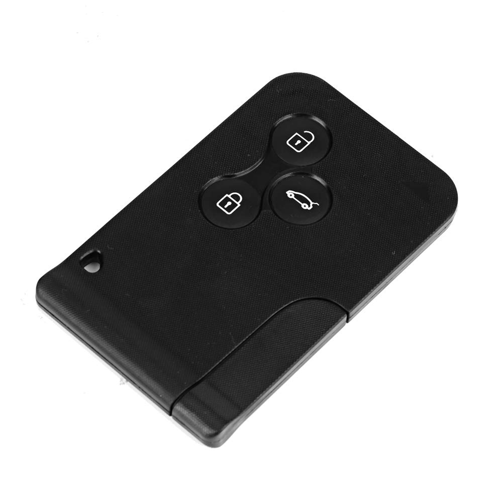 Accesorios Megane 2 Blinkerbaugruppen Mini 3-Tasten-Auto-Fernbedienung Smart Key Card Kunststoffgehäuse für Clio Megane 2 3 Koleos Remote Start von KIMISS