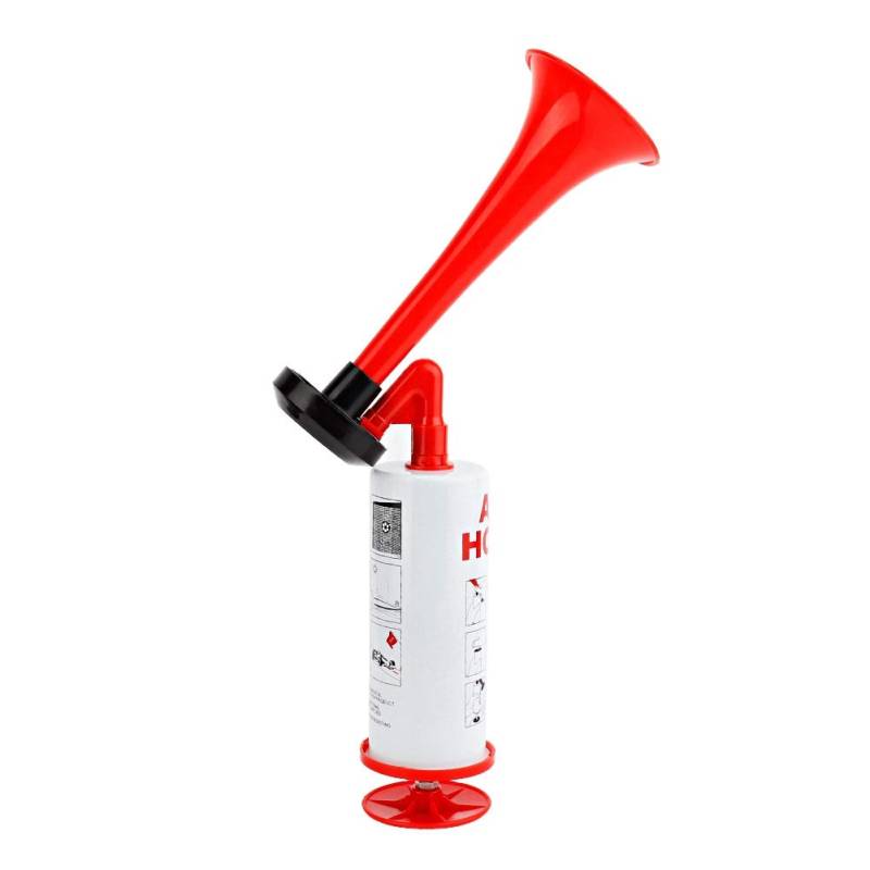 Air Horn Pumpe Handheld Aluminium + ABS Lauter Ton Hand Signal Horn Boot Sicherheit für Auto Marine Boot Sportveranstaltungen Camping Universal von KIMISS