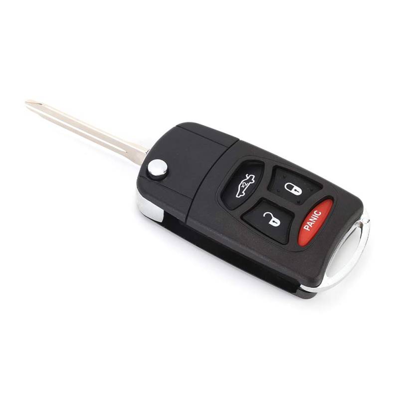 Auto-Schlüsselanhänger, Keyless Flip Folding Remote Key Case Fob 3-Knopf-Passform für ausgewählte -Modelle von KIMISS