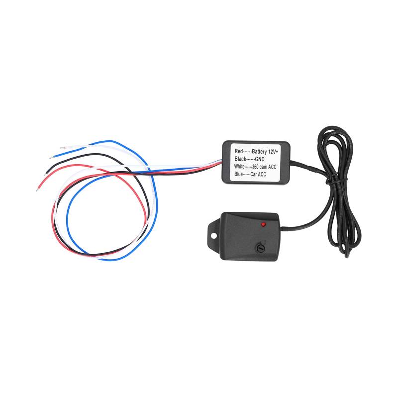 Auto-Vibrationssensor, Auto 360 ° Panoramakamera Vibrationssensor Kunststoff-Fahrrekorder Spezialsensor 24 Stunden Echtzeit-Inspektion von KIMISS