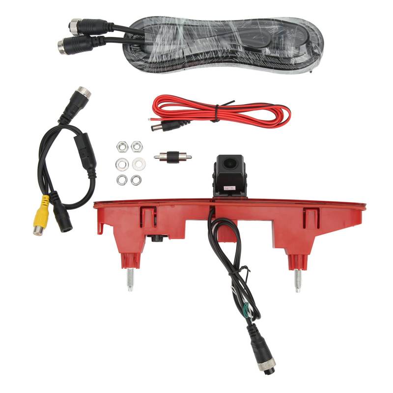 Bremslicht-Rückfahrkamera, KIMISS 170° Weitwinkel-Bremslicht-Rückfahrkamera, Hoch Montiert, Ersatz für Berlingo 2008–2016, Bremslicht-Rückfahrkamera für Partner 2008–2016 von KIMISS