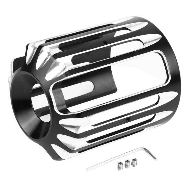 CNC Aluminium Motorrad, Abdeckung für Sportster XL 883 Harley Black Dyna Ölfilter Dyna Touring Unive von KIMISS