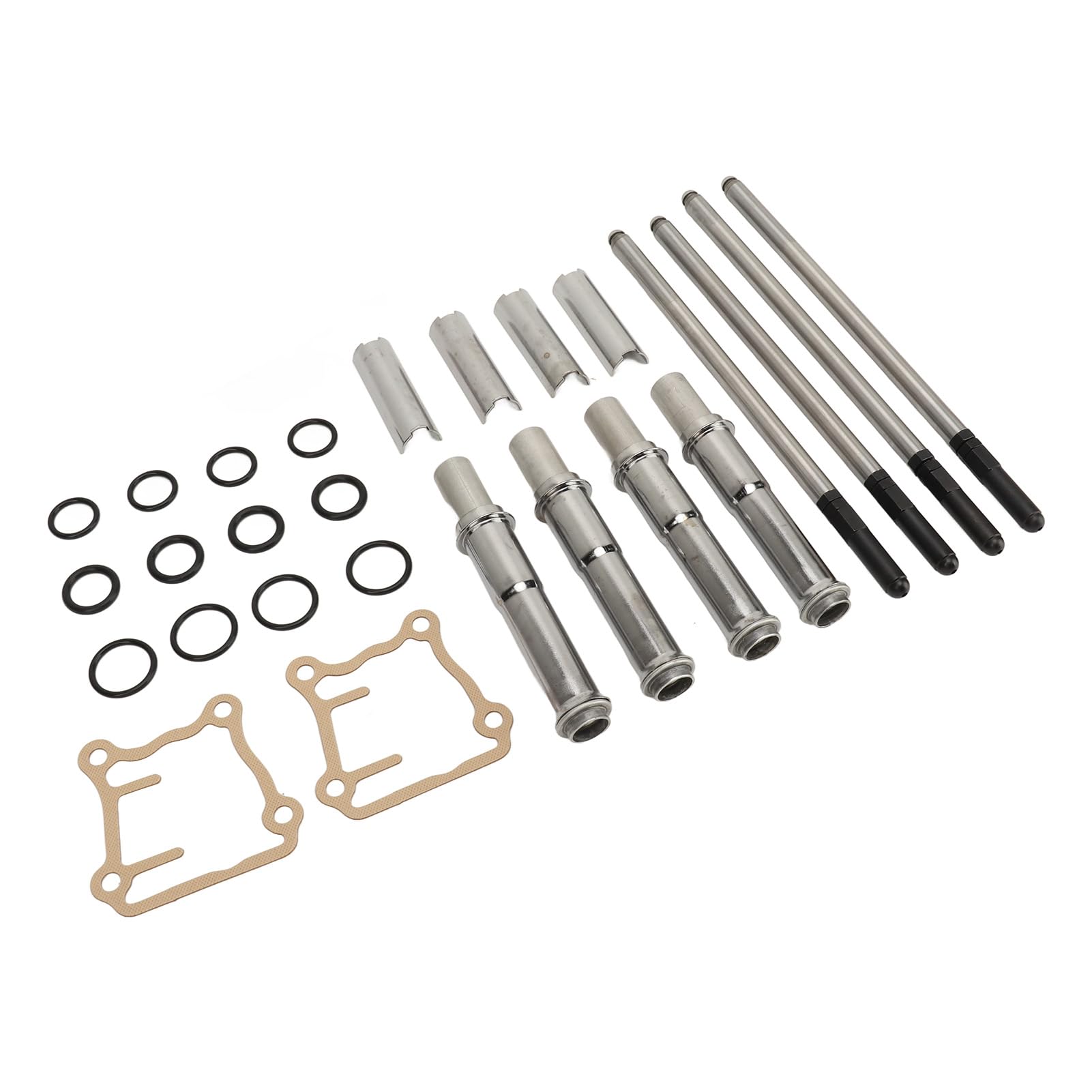 Einstellbarer Pushrod -Kit mit Cover - überlegene Stärke für Große Zwillinge und Touring 1999-2017 - OE 93-5095, 499961 von KIMISS