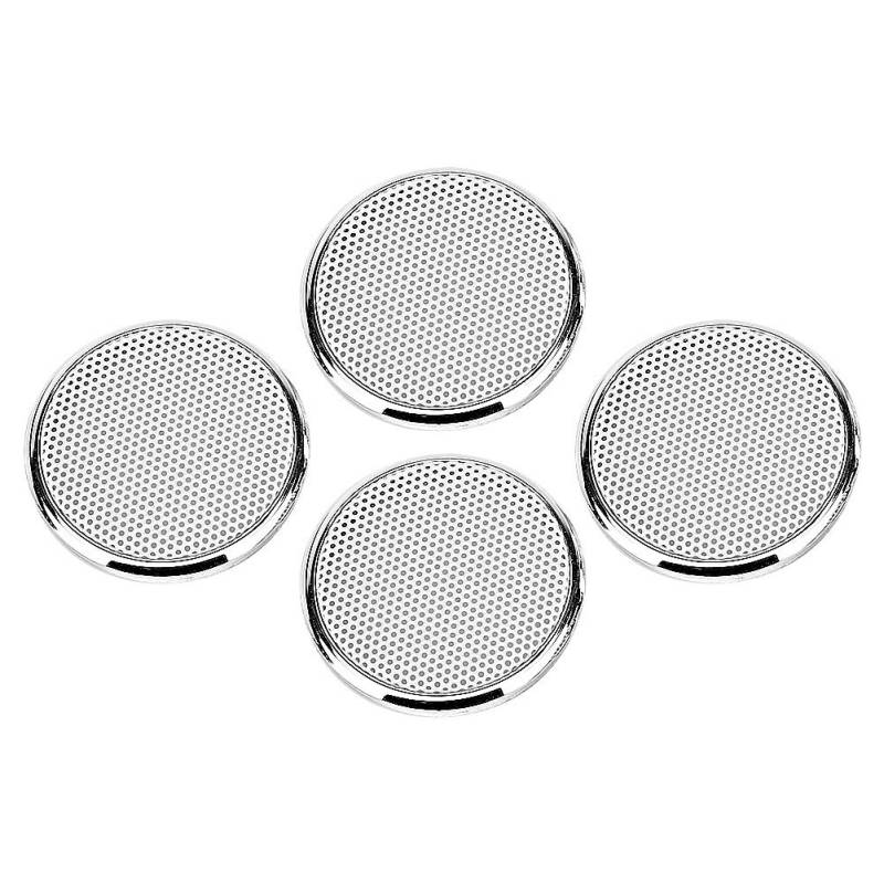 Grille-Speaker Grille-Speaker Grille oder 1 Zoll Lautsprechergitter Dekorative Schutzhülle (4er-Pack, Weiß) von KIMISS