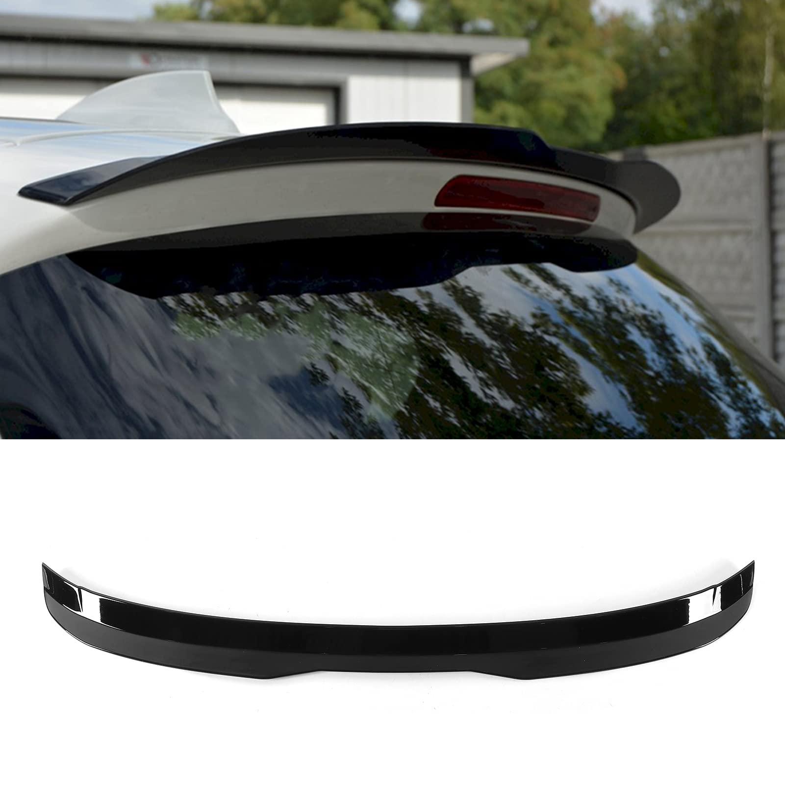 Heckspoiler Heckspoiler Glänzend Schwarz ABS Auto Heckspoiler Heckflügel Glänzend Schwarz Modifikation Ersatz für 1er F20 2011 2019 von KIMISS