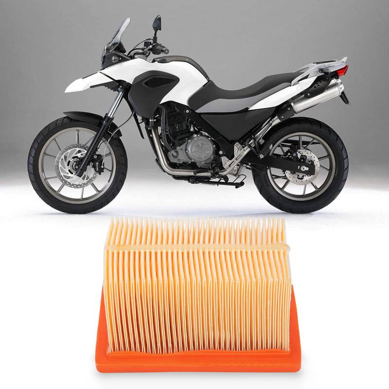 High Flow Luftfilter Ansaugluftfilter Gummipapier Motorrad Ansaugluftfilter Reiniger für G650Gs G650 2009 2014 Sertao 650 2012 2014 von KIMISS