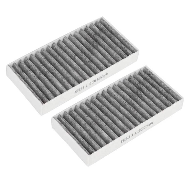 KIMISS 2PCS Kabinenluftfilter Kfz Innenraumluftfilter Kabinenluftfilter von KIMISS