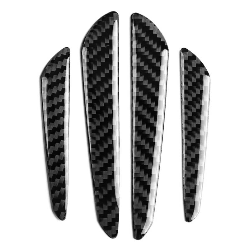 KIMISS 4Pcs Universal Carbon Fiber Türschutz Stoßstangenschutzleisten Verkleidungsabdeckung Autotür Stoßstangenschutzverkleidung von KIMISS