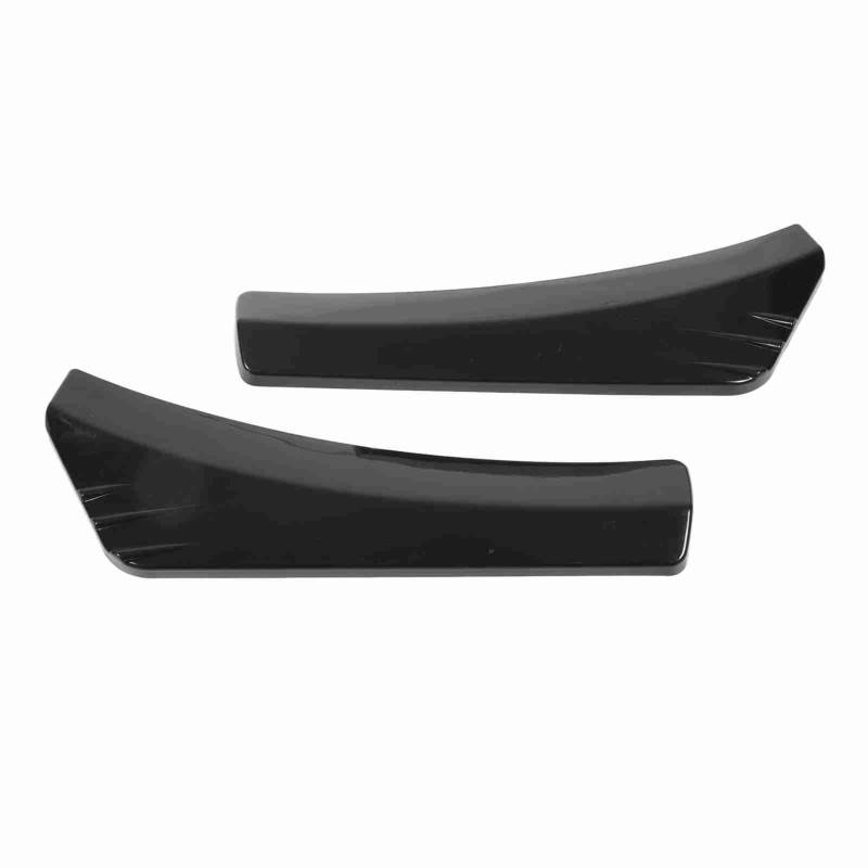 KIMISS Auto Frontlippensplitter - 2pcs Frontstoßstange Lippenschutz für Universelle Autos mit Hoher Temperatur (glänzend schwarz) von KIMISS