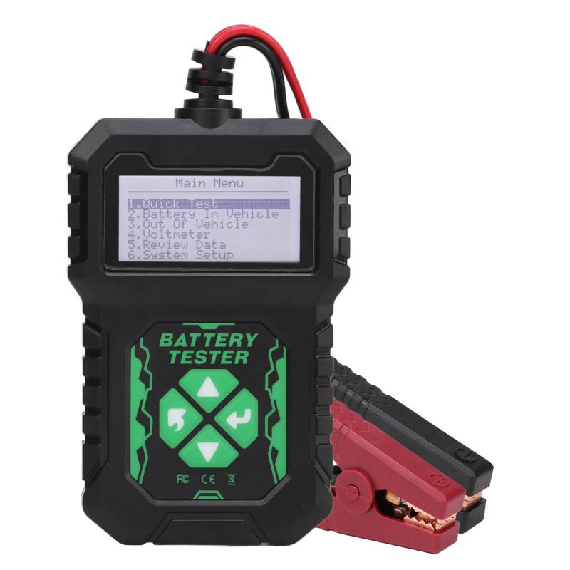 KIMISS Autobatterie-Tester, Batterie-Tester 12V 100 Bis 2000CCA Batterie-Last-Analysator-Auflade-Test-Tool für Auto-LKW-Schiffs-Motorrad-SUV von KIMISS