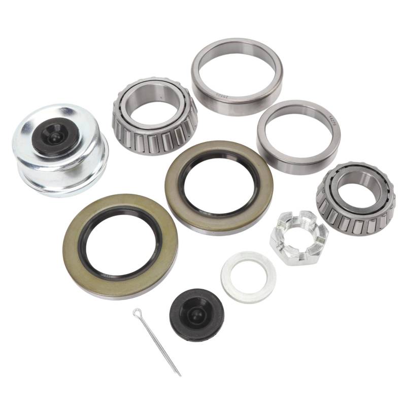 KIMISS Bootsanhänger-Achsen-Hub-Hub-Lager Kit, 25580 14125a, Ideal für 1,25 Zoll Bis 1,75 Zoll Achsen, Stützteile 5200-7000 lb. D42 Spindel von KIMISS