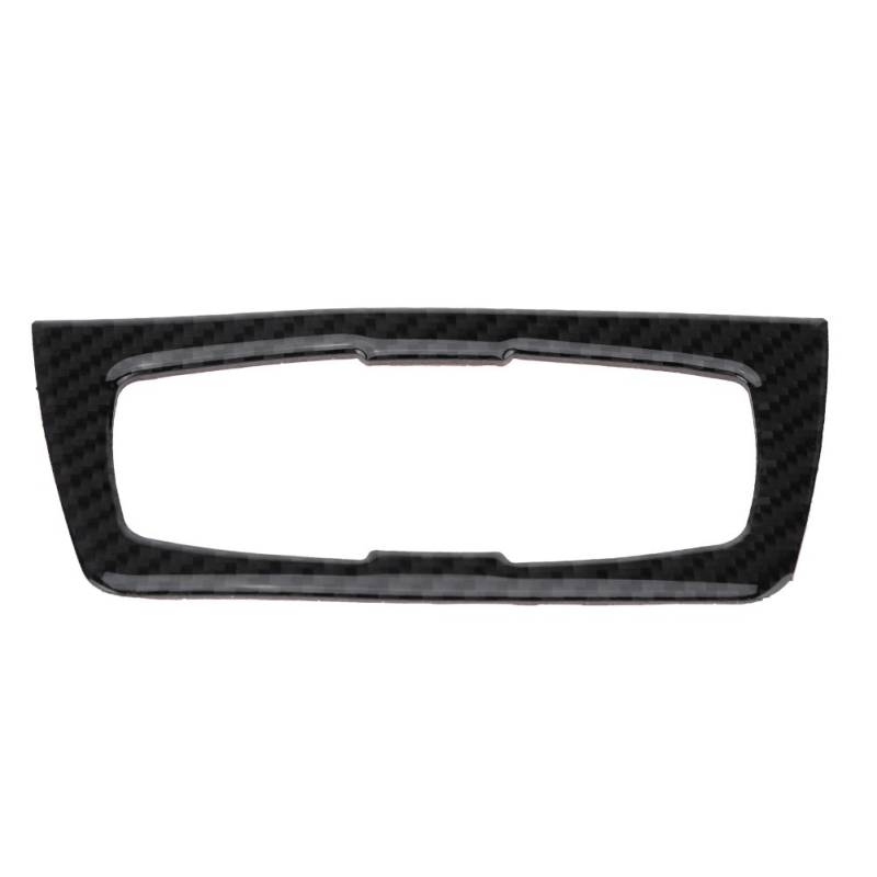 KIMISS Carbon Fiber Car Interior Center Scheinwerfer Schalter Rahmen Abdeckung Trim für F30 / 34(Einfarbig) von KIMISS