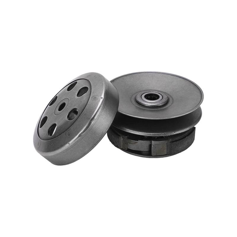 KIMISS Drive Pulley Clutch für GY6 50 60 80CC, Gine Pulley Clutch Motorradteile Alle Modelle mit GY6 50 60 80CC Motor Drive Pulley Clutch Cover, Drehmomentwandler für Automatikgetriebe von KIMISS