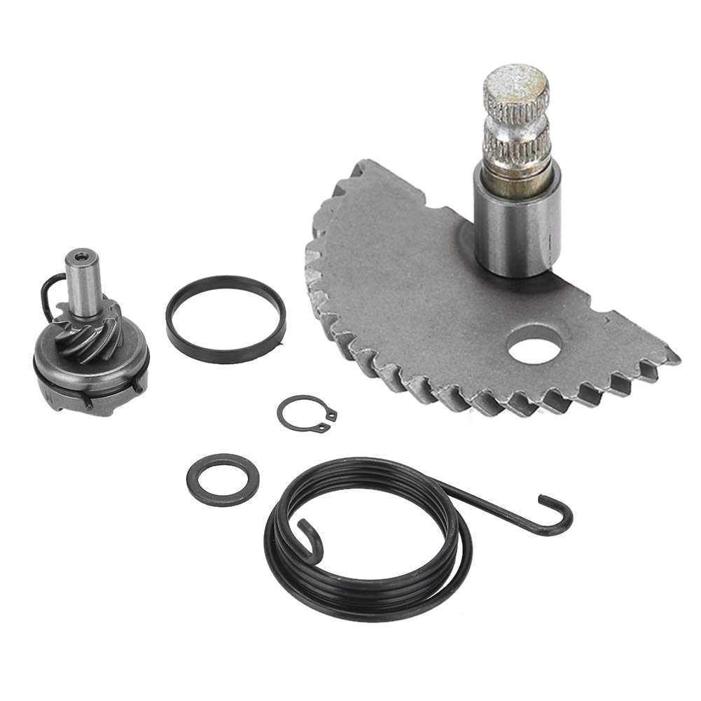 KIMISS Kickstart Shaft Gear Aluminium Kickstart Shaft Idler Getriebesatz Motorrad Schalthebel Gear Shift Lever für GY6 50CC 80CC 139QMB Scooter Moped kick von KIMISS